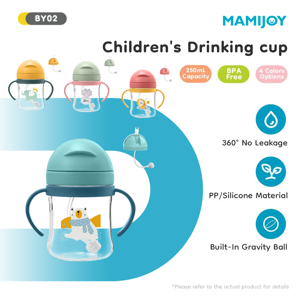 Snack Cup Toddler - MAMIJOY Baby Learning Drinking Cup 250ML
