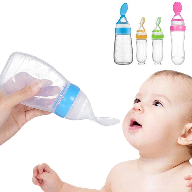 Baby Food Zone - Safe Baby Feeding Bottle Spoon Milk