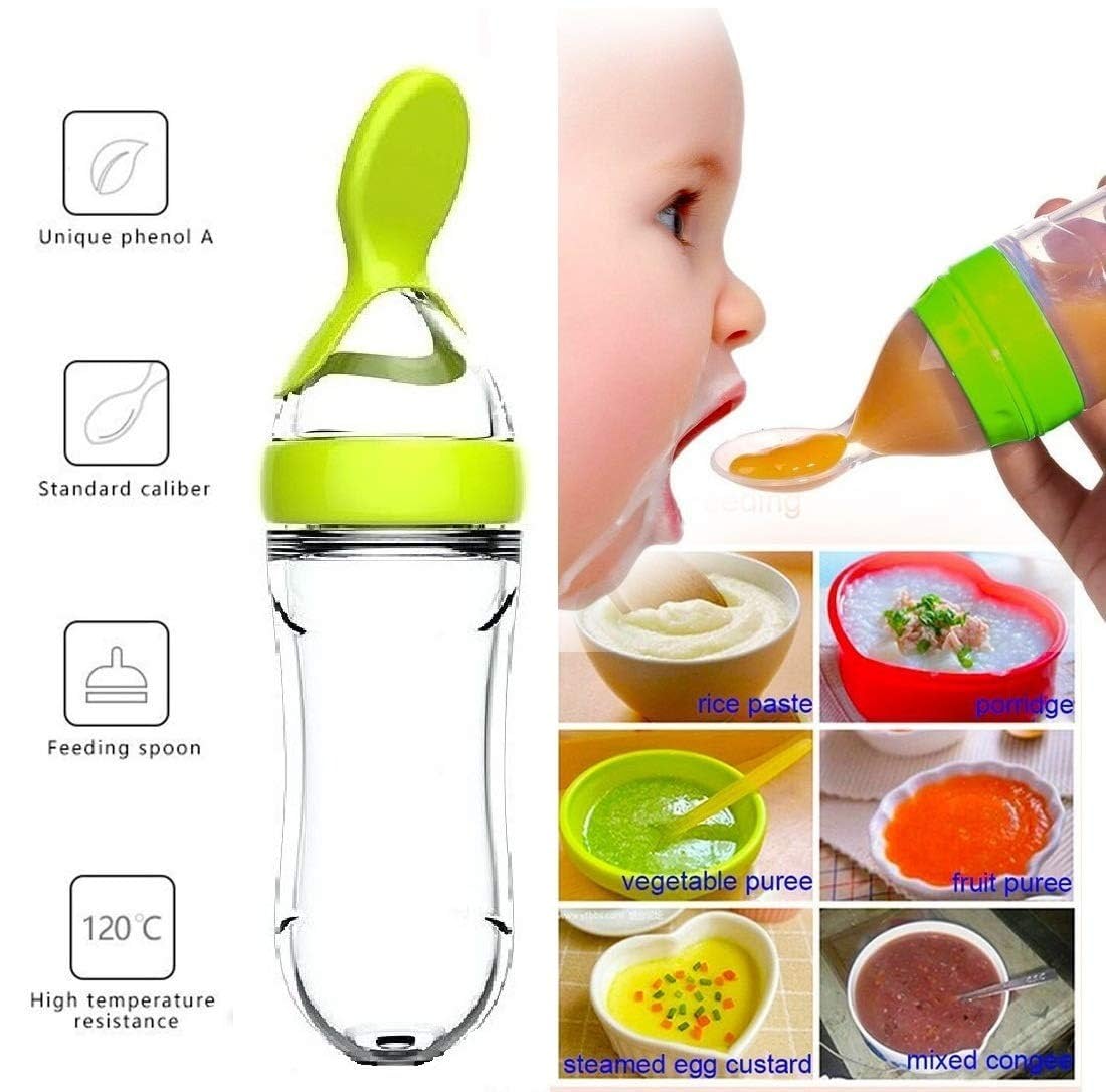 Squeezing Feeding Bottle Cup S - Baby Food Zone 评论和价格