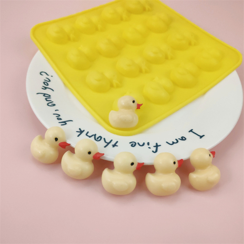 3D Duck Silicone Mold For Soap - Baby Food Tray 评论和价格