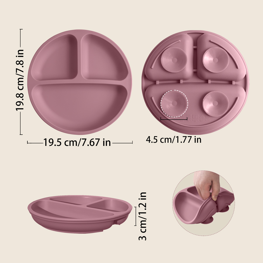 1PCS Baby Sucker Silicone Dini - Baby Food Tray 评论和价格