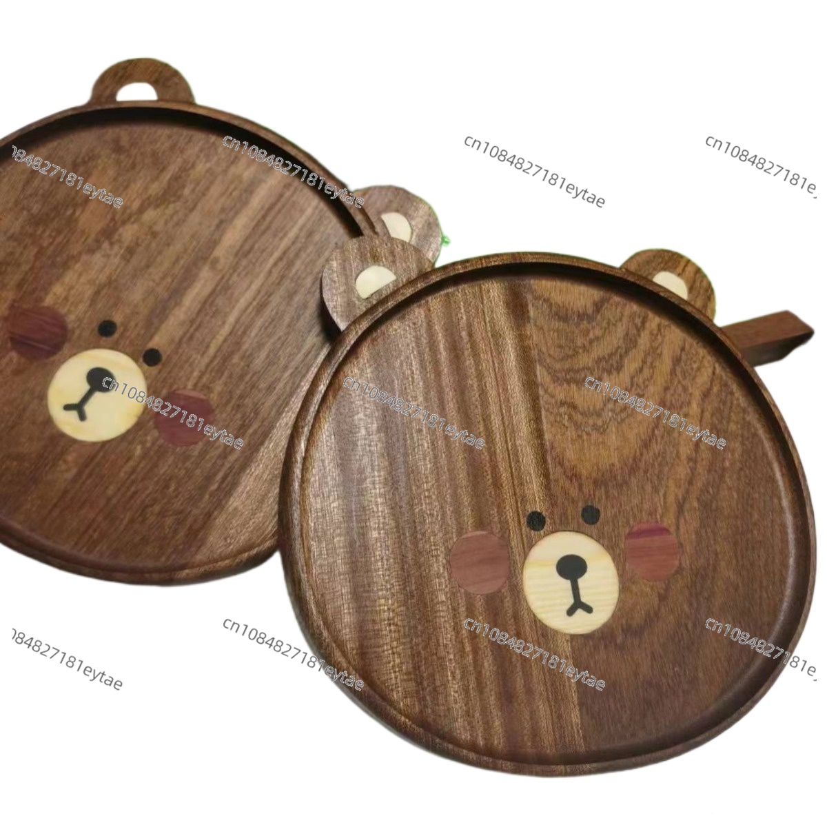 Creative Wooden Bear Shaped Tr - Baby Food Tray 评论和价格