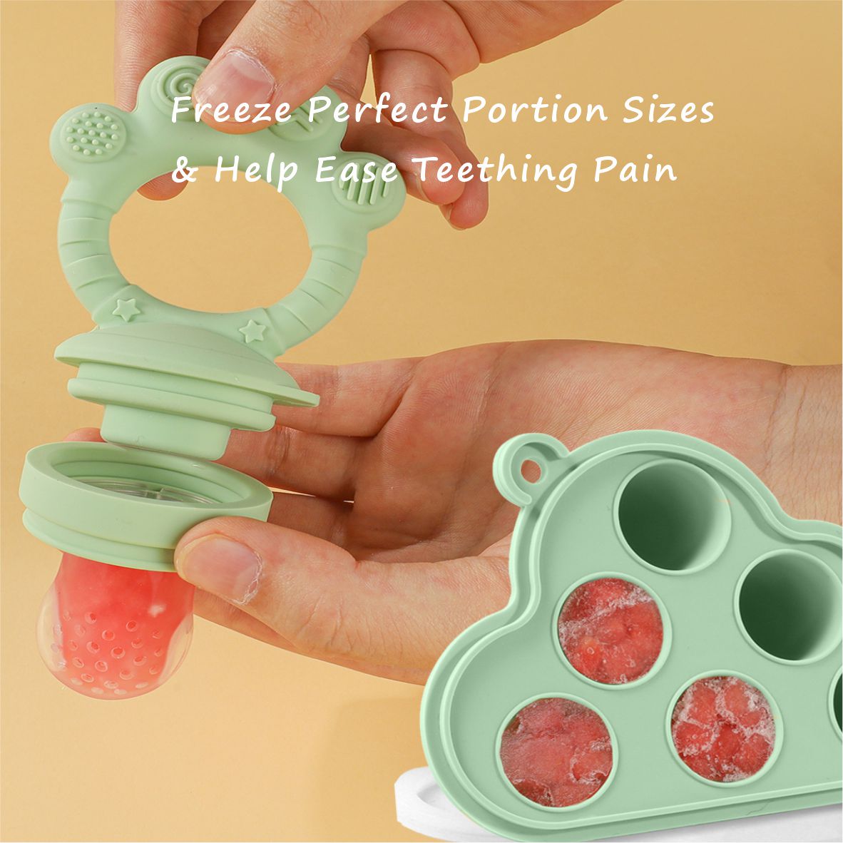 Baby Fruit Food Feeder & Freez - Baby Food For 1 Year Old 评论和价格