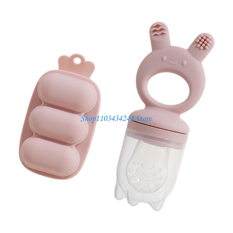 Silicone Baby Teether Feeder w - Baby Food Tray 评论和价格