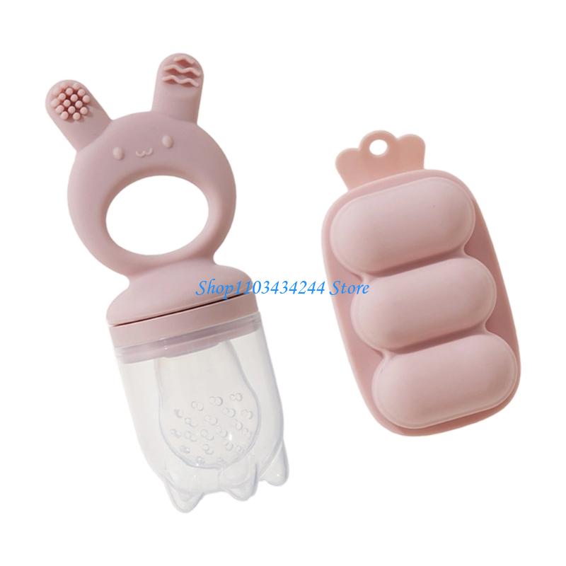Silicone Baby Teether Feeder w - Baby Food Tray 评论和价格