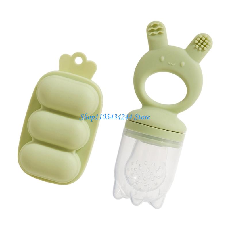 Silicone Baby Teether Feeder w - Baby Food Tray 评论和价格