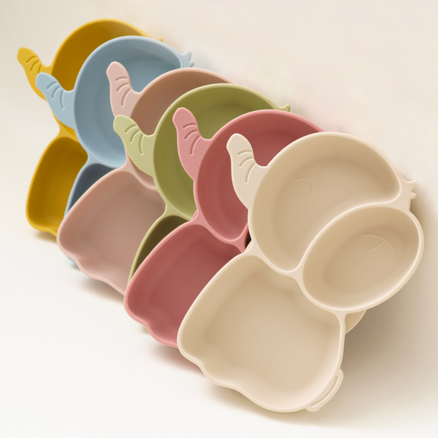 1PCS Baby Silicone Dining Dish - Baby Food Tray 评论和价格