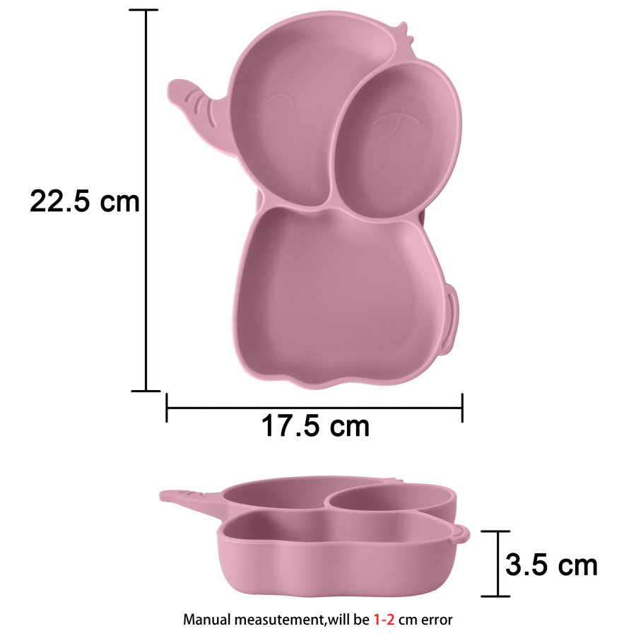 1PCS Baby Silicone Dining Dish - Baby Food Tray 评论和价格