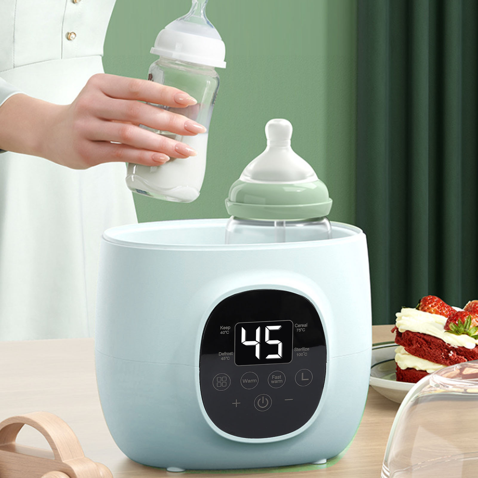 Baby Bottle Warmer 200W PP Mul - Baby Food Warmer 评论和价格