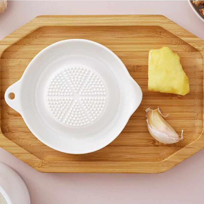 White Simple Style Ceramic Gin - Baby Food Grater 评论和价格