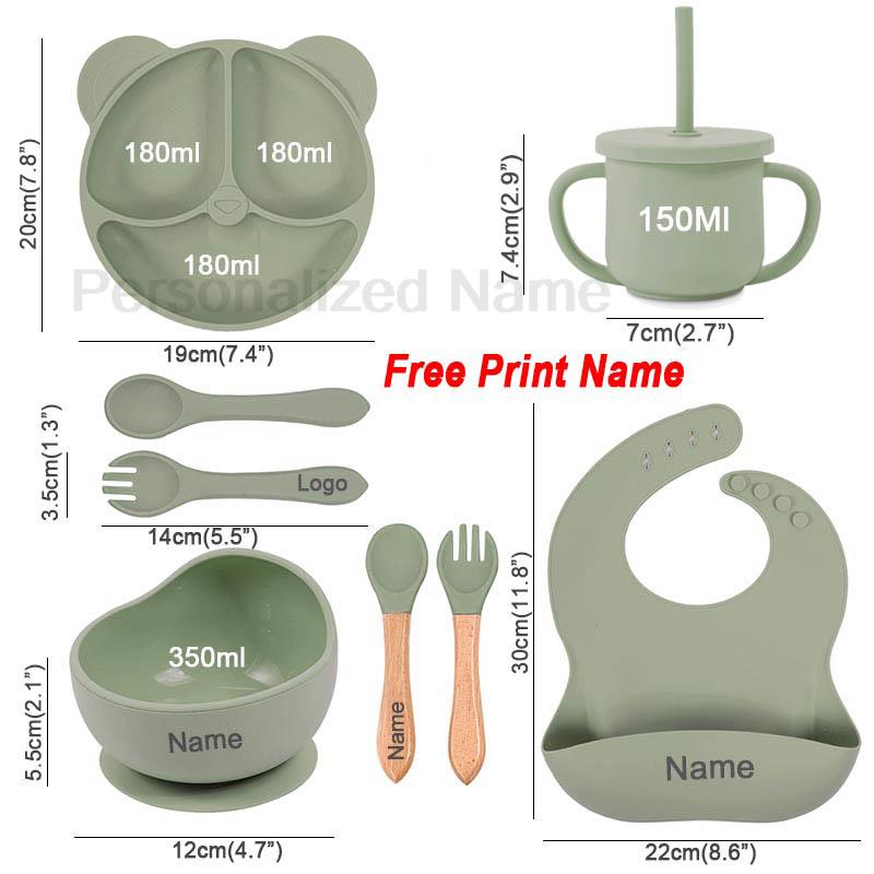 Feeding Set Silicone For Baby  - Baby Food Tray 评论和价格
